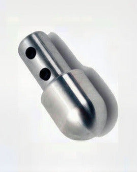 Plain aluminum rasp handle
